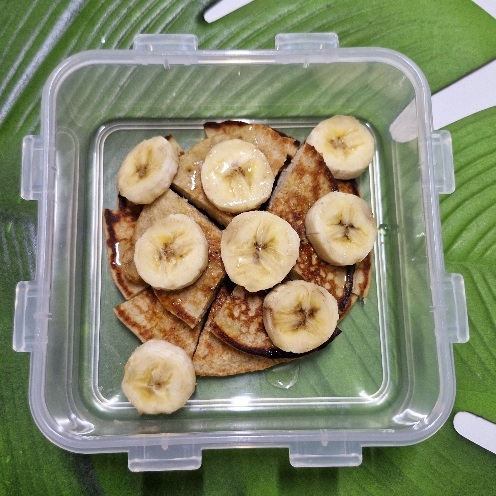 オートミールバナナパンケーキ