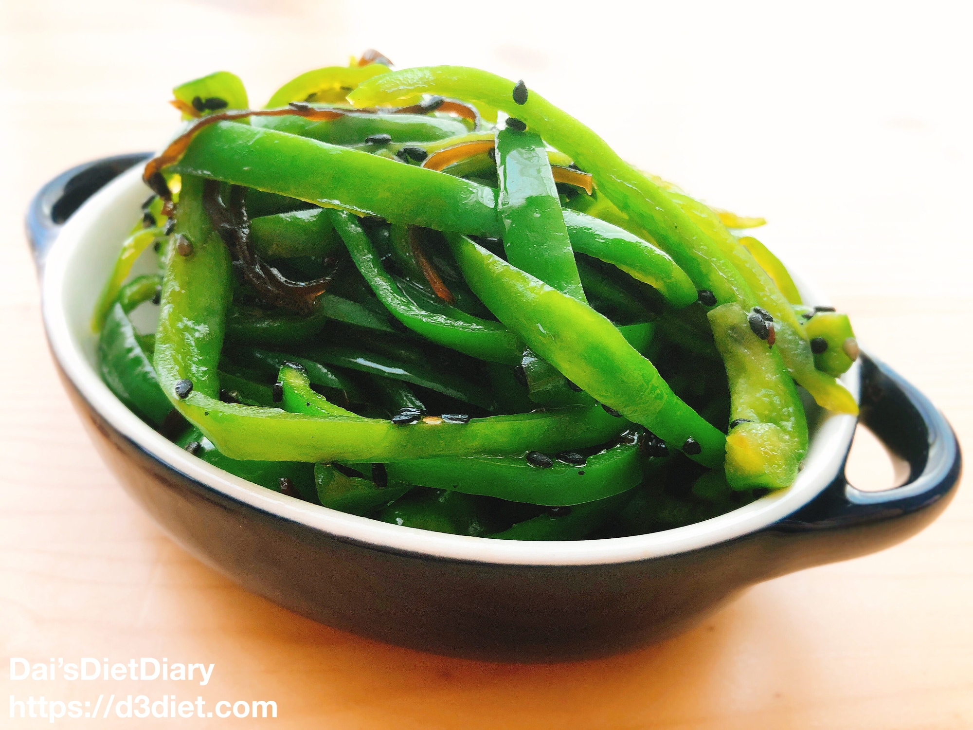 大量消費 レンジでピーマンの塩昆布和え レシピ 作り方 By Dai Chan 楽天レシピ