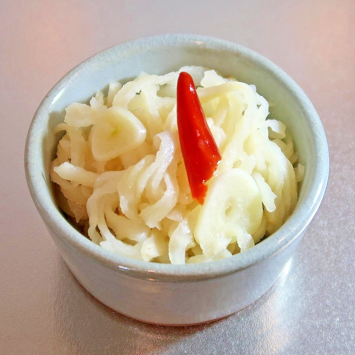 切り干し大根のペペロンチーノ風☆洋風アレンジ