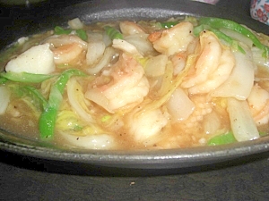 海老と白菜の旨煮