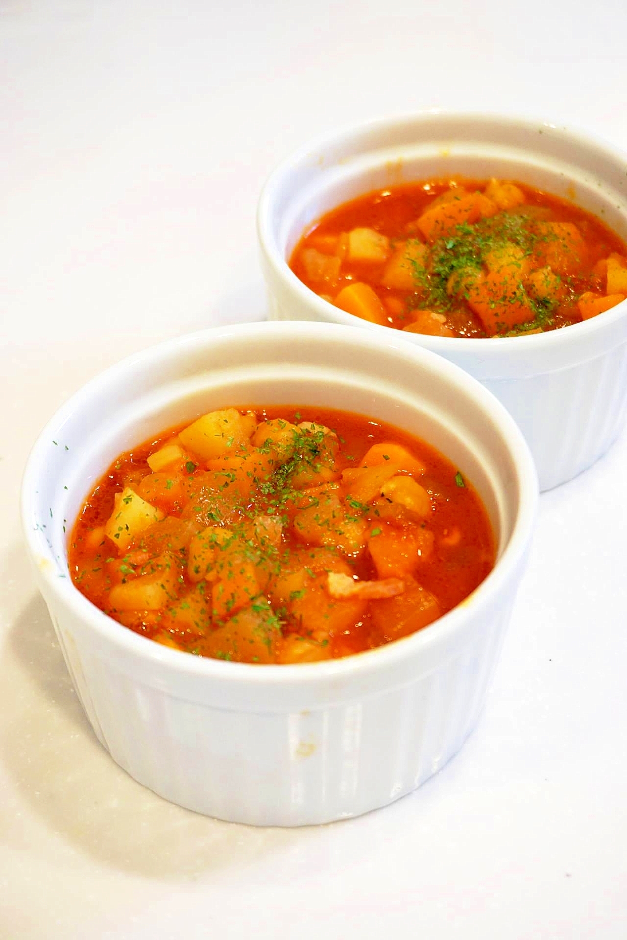 水煮＆缶詰＆鍋１つで簡単！ひよこ豆のトマトスープ
