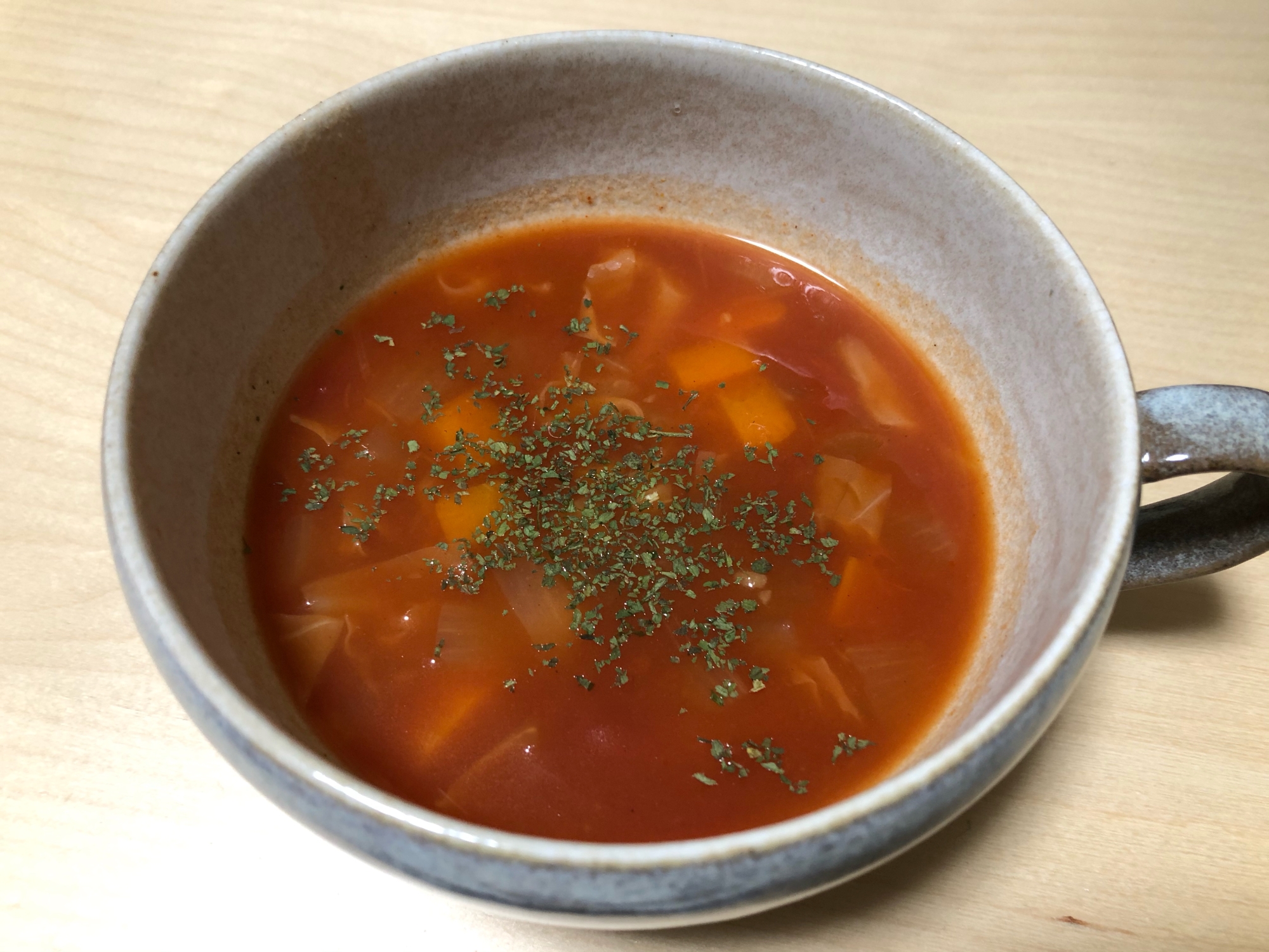 残ったトマト缶で！ミネストローネ