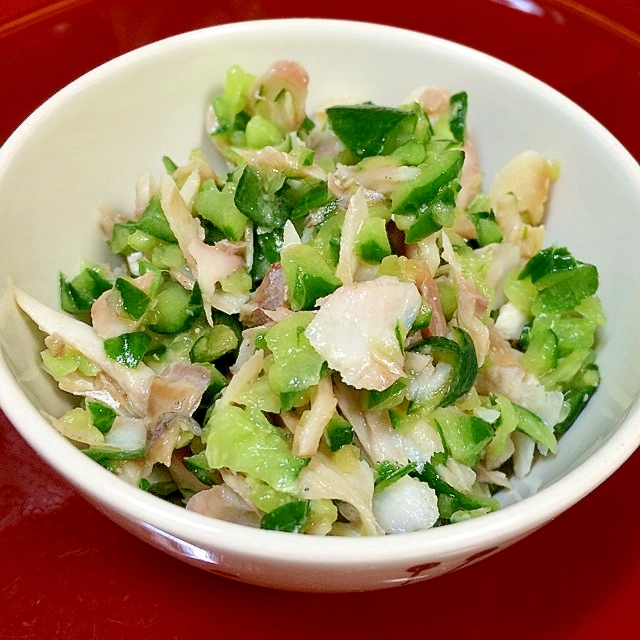 ☆お魚もきゅうりもたっぷり丼☆