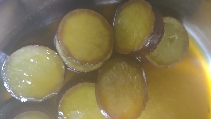 ⭐幼児食⭐お弁当に彩り綺麗なサツマイモの甘煮