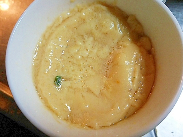 リメイクレシピ☆　ラーメンのスープで茶碗蒸し