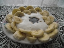 朝から体にいいバナナのデザートをつくりました　いつも　美味しいレシピありがとうです