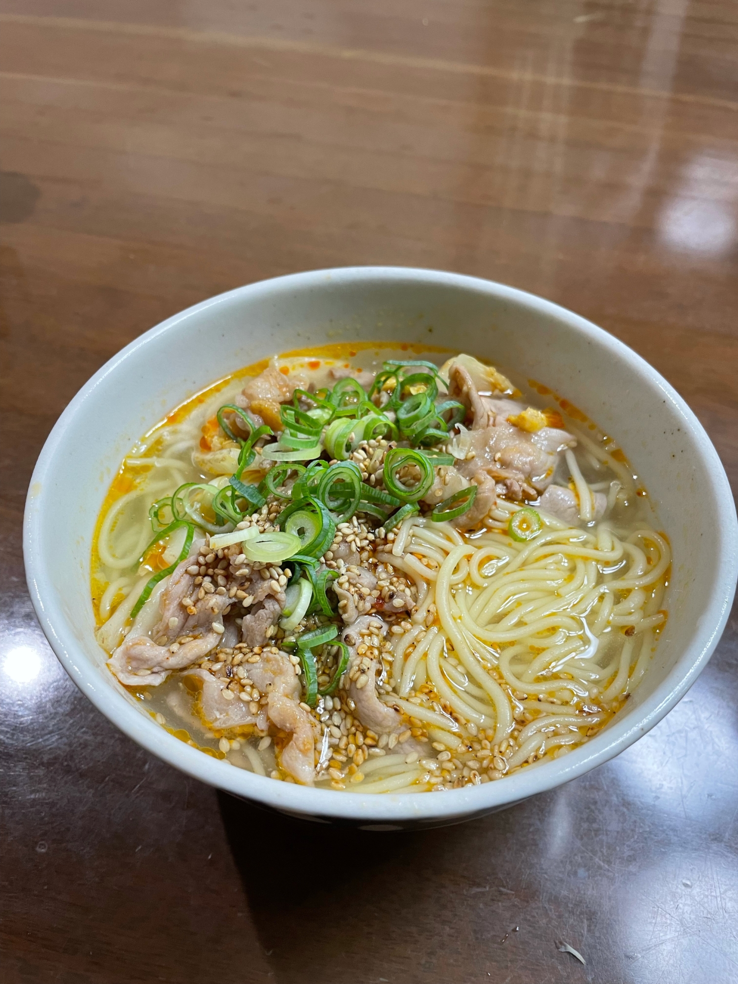 糖質0麺でラーメン