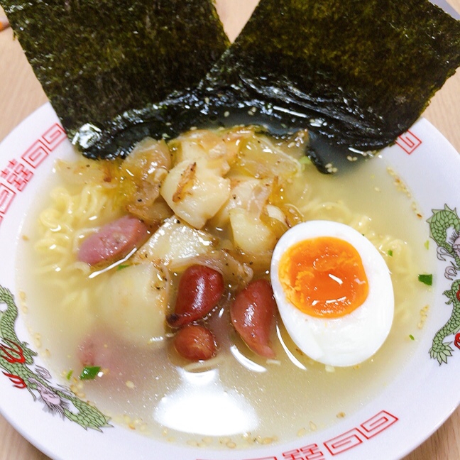 ジャーマンポテト 塩ラーメン