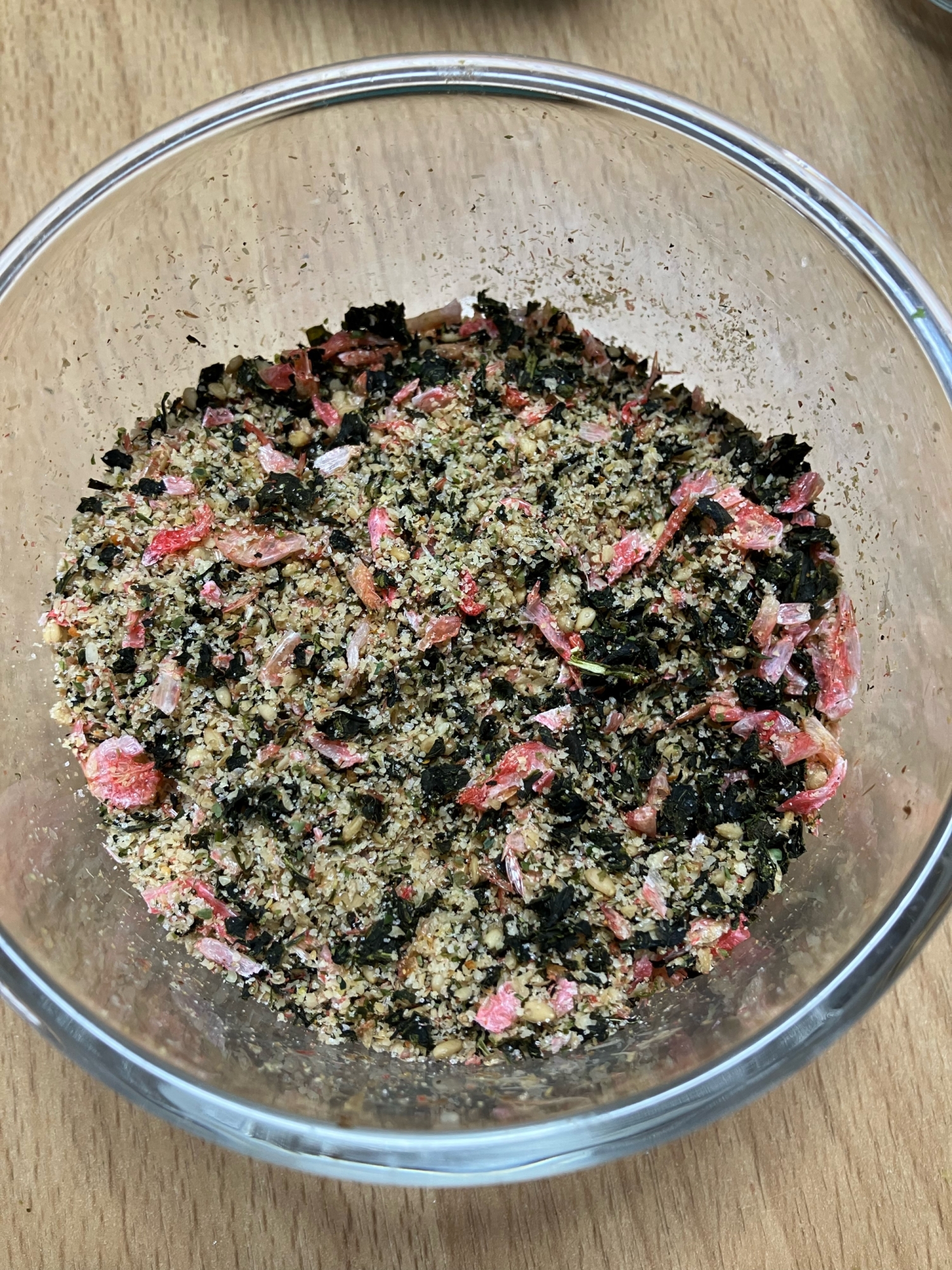 茶殻と小えび入りのふりかけ