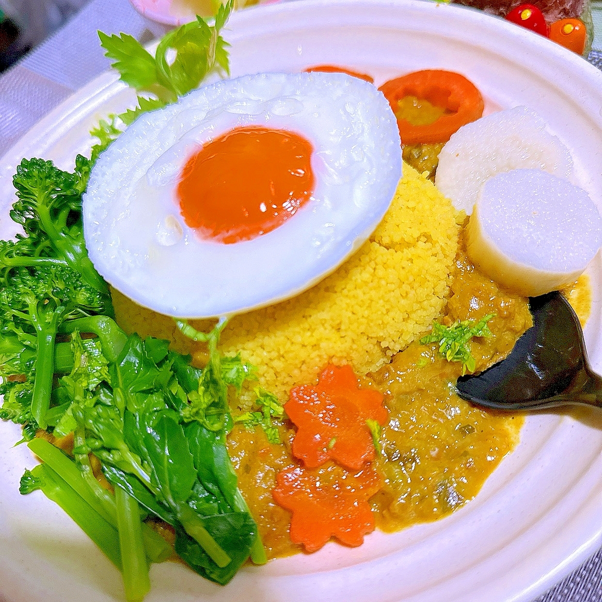 セロリ葉と大根皮のエコで旨美味キーマカレー