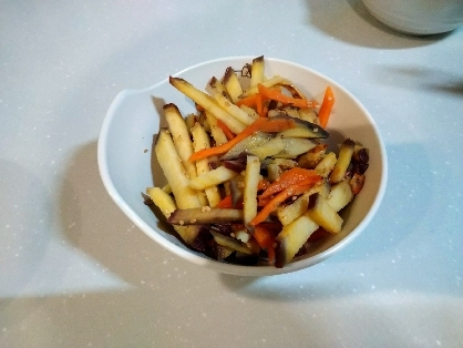 さつまいも簡単☆塩昆布炒め