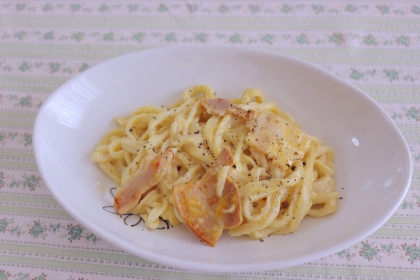 生パスタを初めて家で作りました♪
美味しくいただきました＾＾
レシピをどうもありがとう！