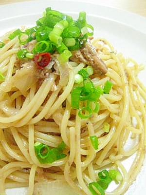 さば缶でつくる☆ピリ辛!さばのパスタ