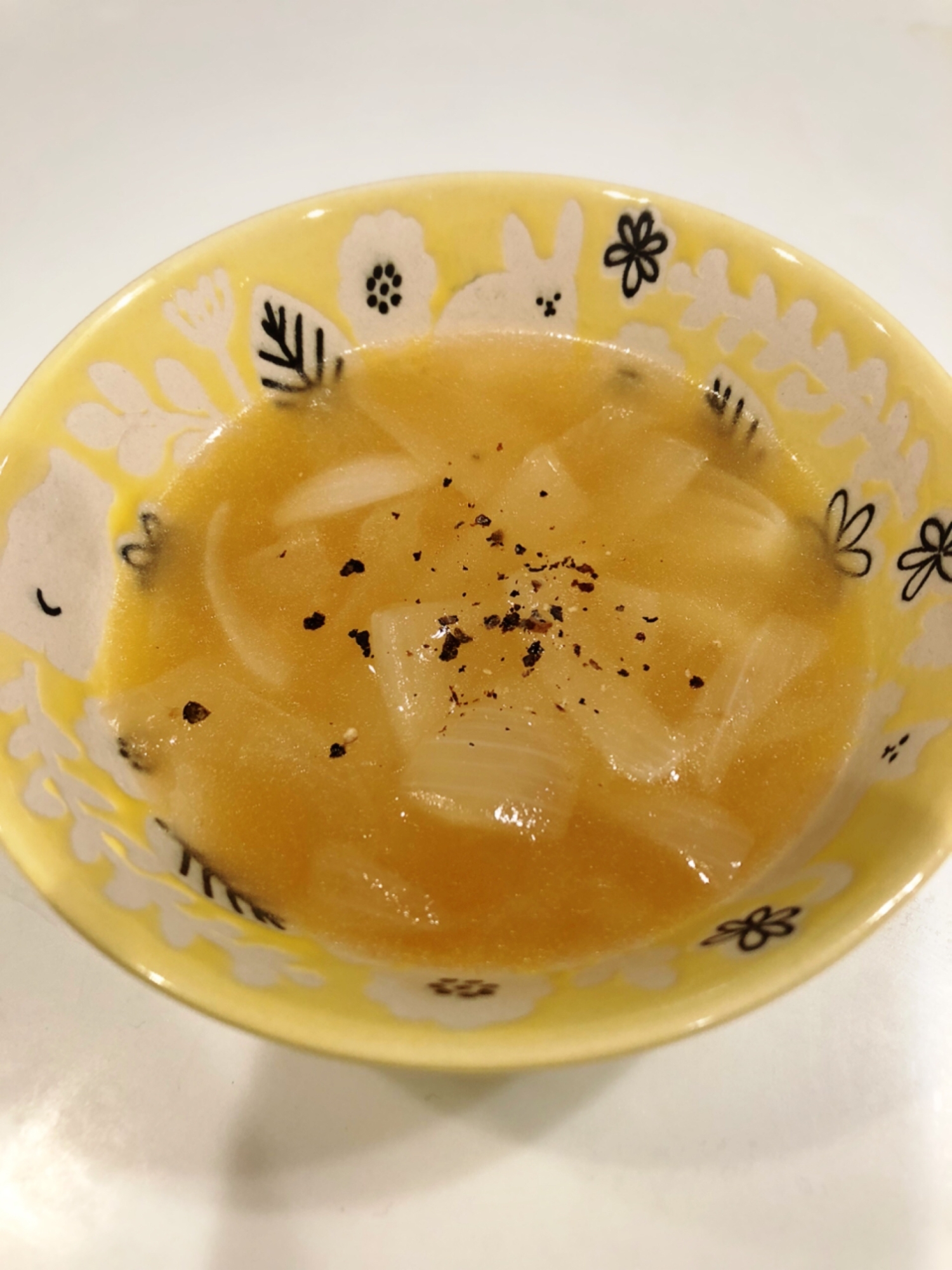 鶏がらスープの素で 新玉ねぎのスープ レシピ 作り方 By Mama Chan 楽天レシピ