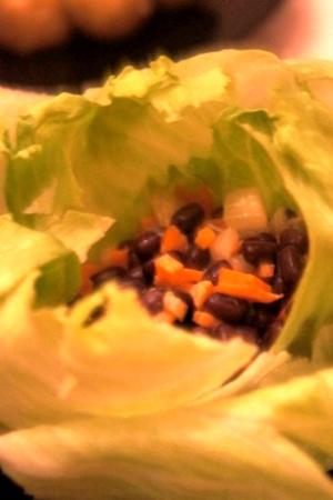 簡単美肌サラダ、小豆と人参のマスタードマリネ