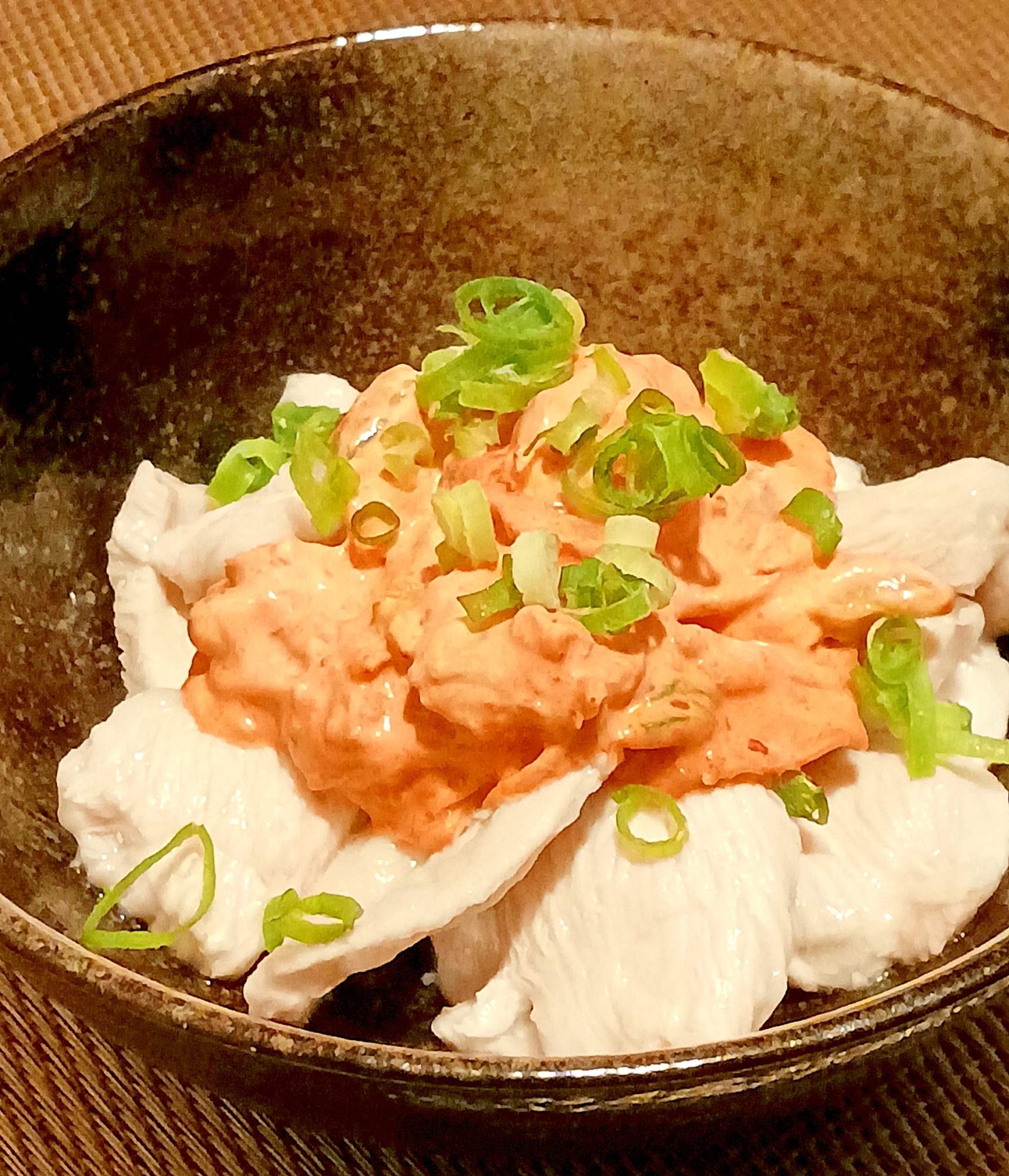 鶏むね肉のサワクリキムチ