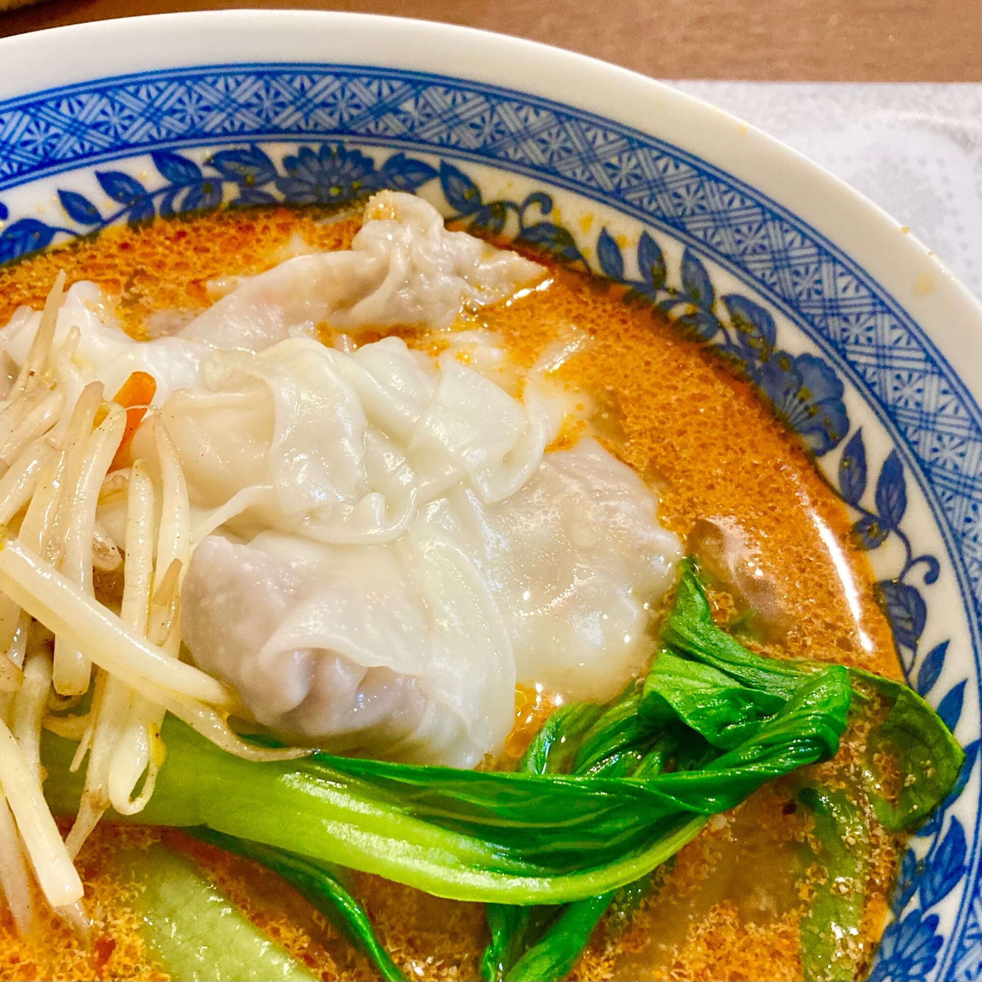 わんたんたんたんめん(ワンタン坦々麺) レシピ・作り方 by たんころ