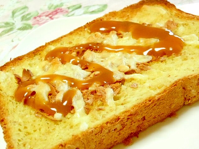 お八つ系❤ルマンドとチーズのキャラメルトースト❤ レシピ・作り方 by