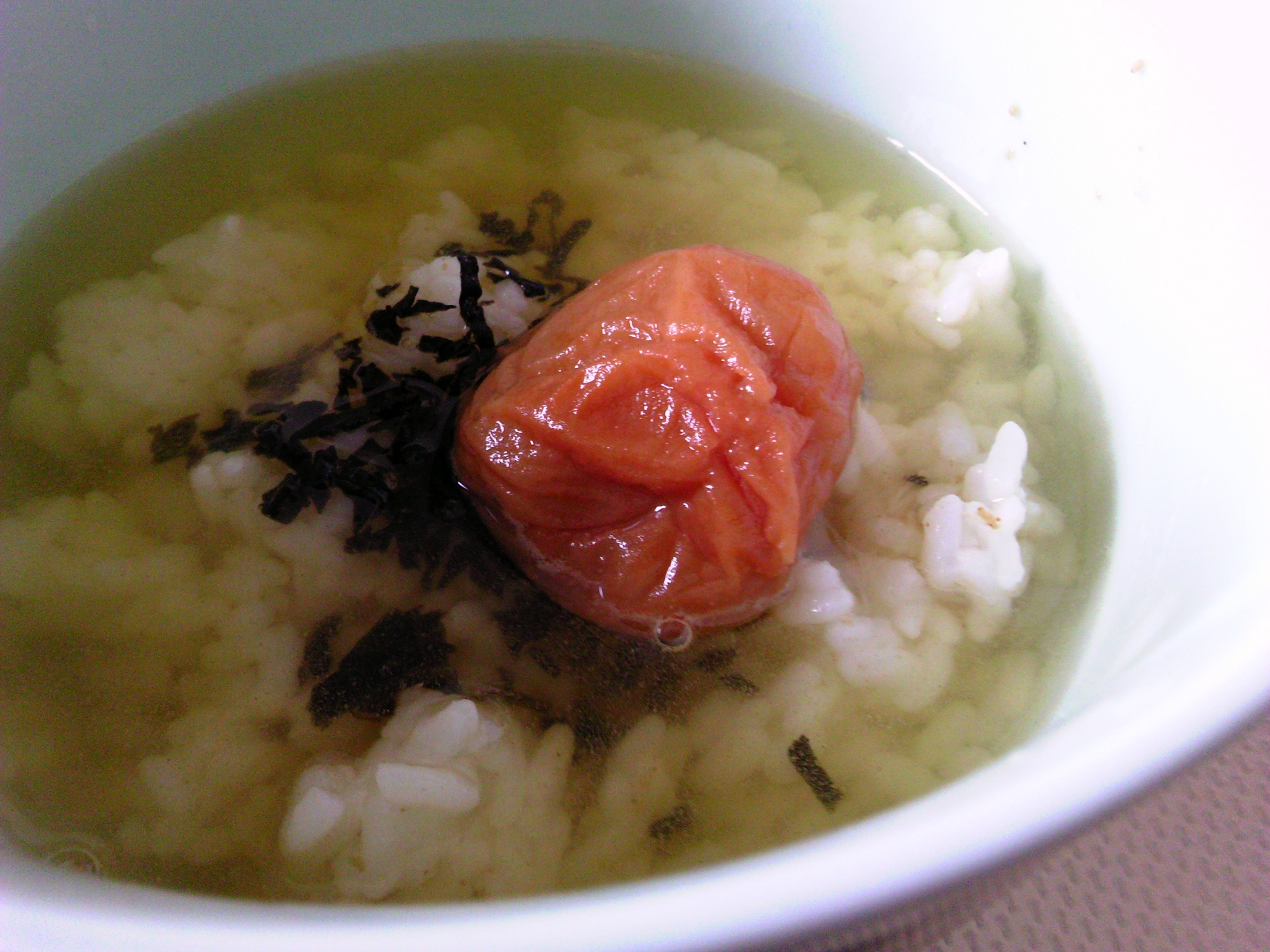 緑茶で梅茶漬け レシピ 作り方 By Yantasan 楽天レシピ