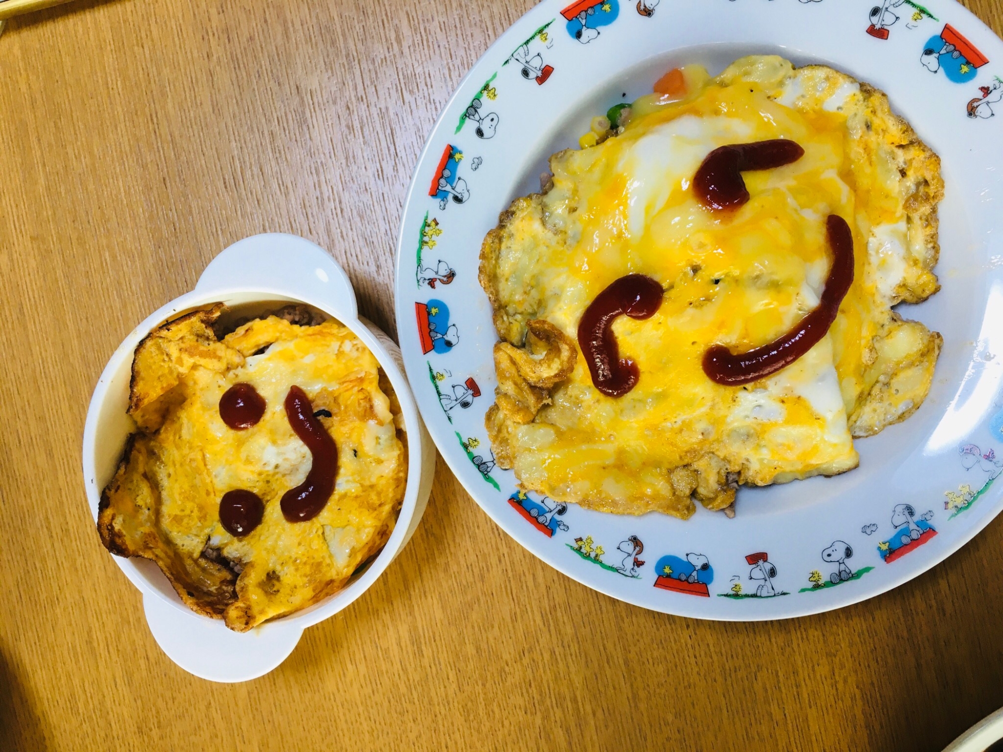 親子で食べよう！美味しいチーズオムレツ！