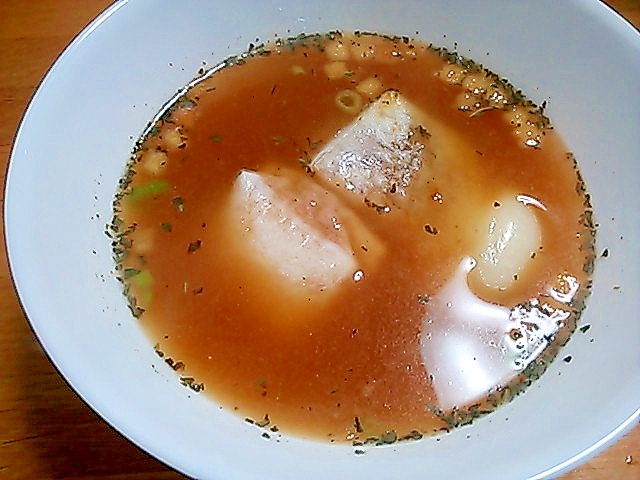 コンソメスープ餅(^^)洋風雑煮