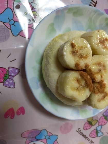 カフェ気分♡とろとろシナモンバナナトースト