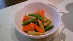 すすたけのバター醤油炒め