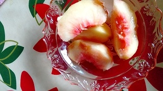 完熟桃の丸ごと冷凍保存☆彡