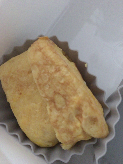 お弁当おかず☆我が家の定番シンプル塩味玉子焼き