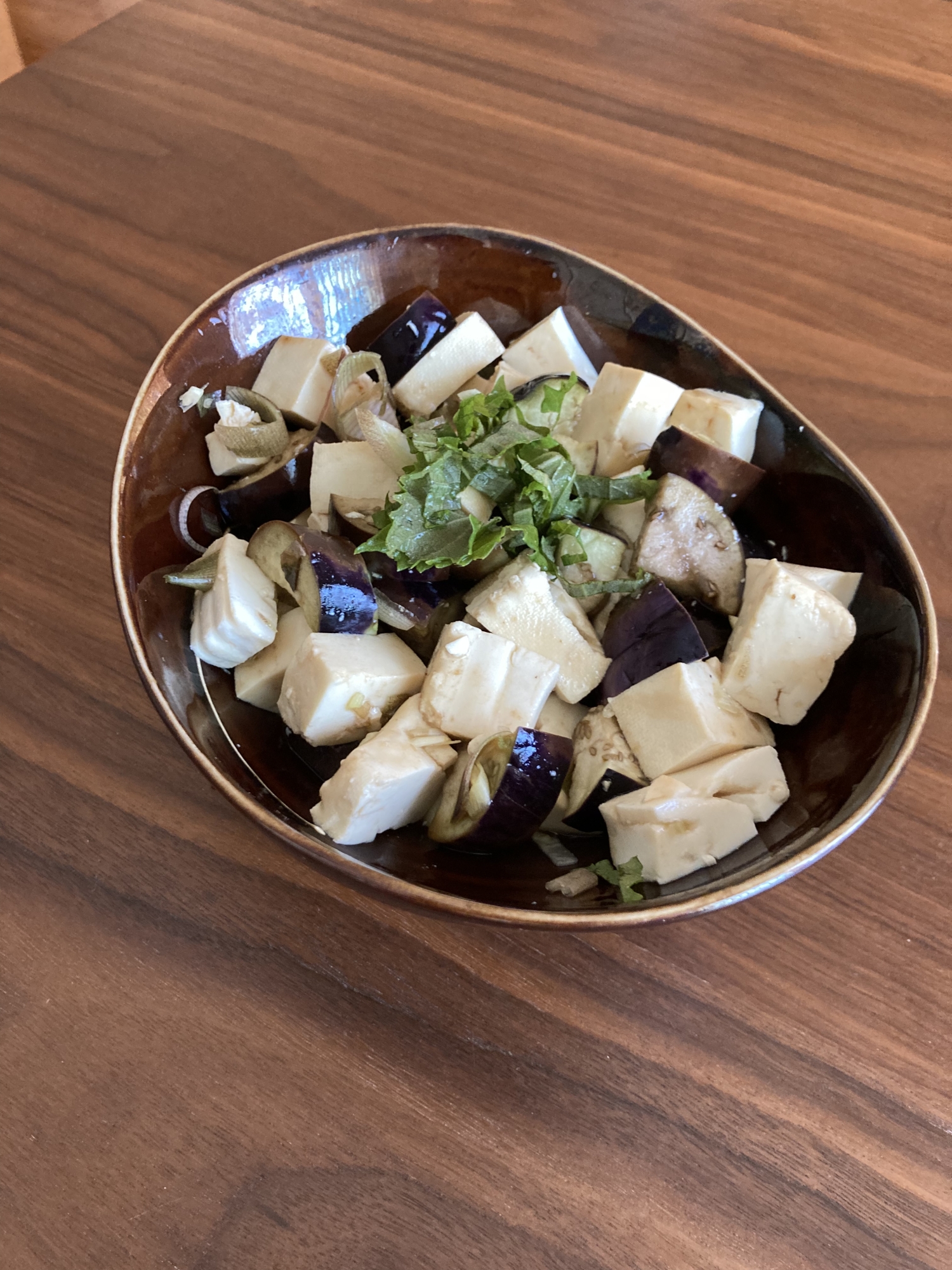 豆腐と茄子のチャンプルー！