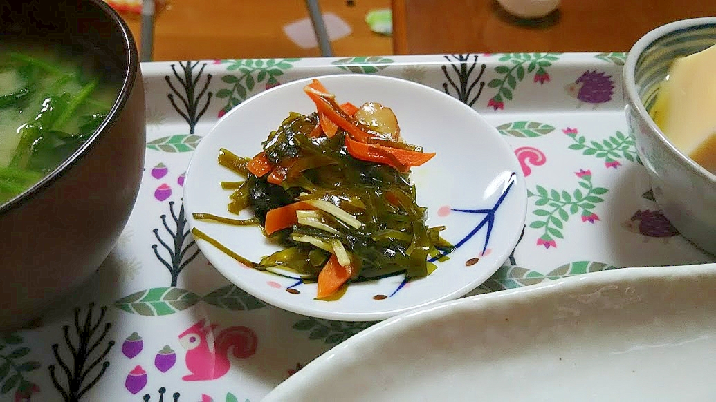 えのきと切り昆布の煮物