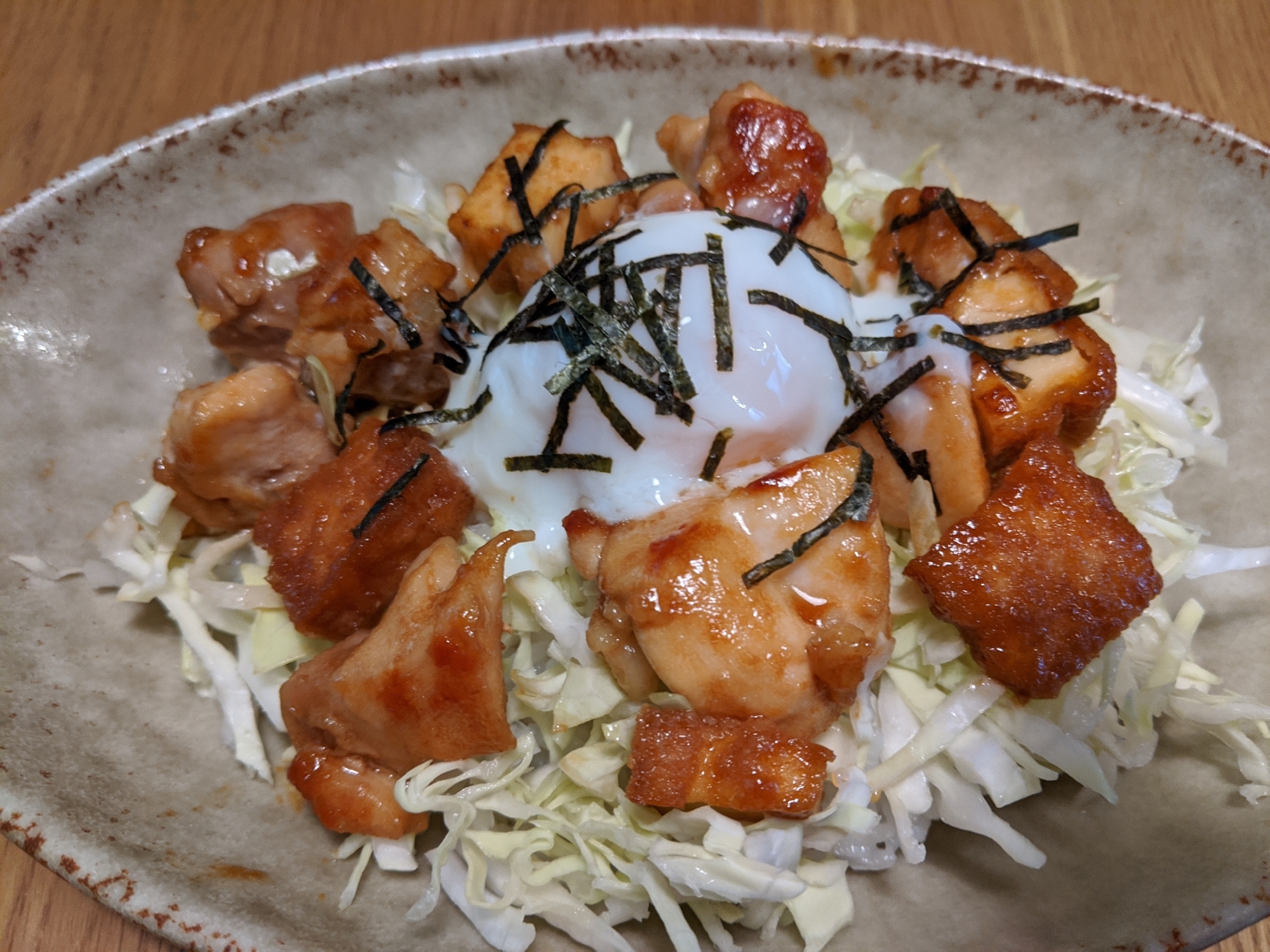 市販のタレで簡単焼き鳥丼☆