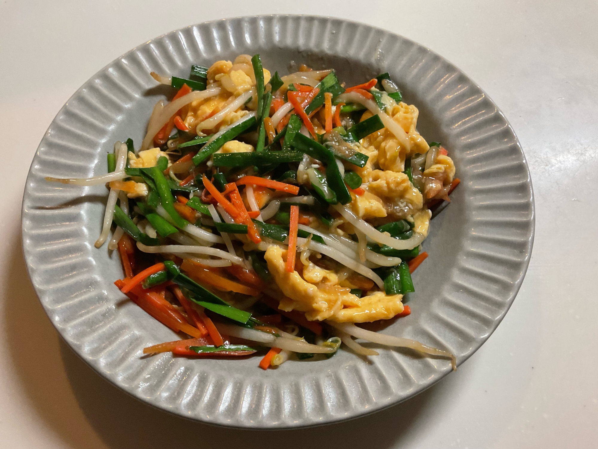 ニラもやしあんかけたまご!