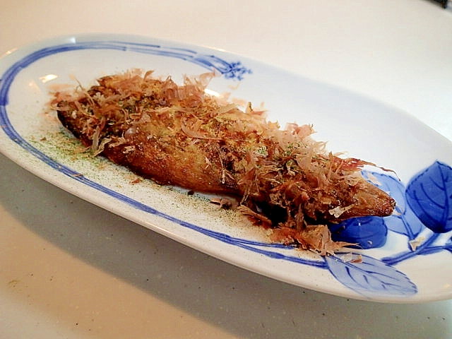 マヨ＆醤油で　塩サバのグリル焼き