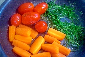 彩よく ステーキ ハンバーグの付け合せ レシピ 作り方 By ひろりん1106 楽天レシピ