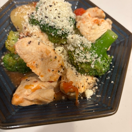 鶏肉とじゃがいものトマト煮