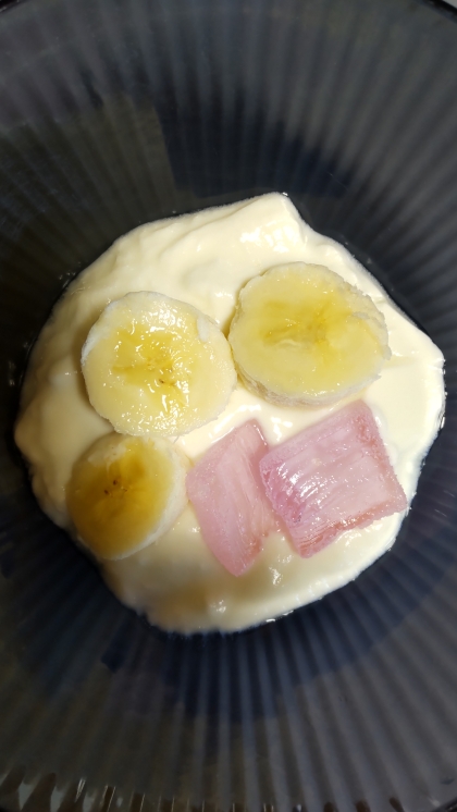フルーツ果実ゼリー♡バナナ♪ヨーグルト✧˖°