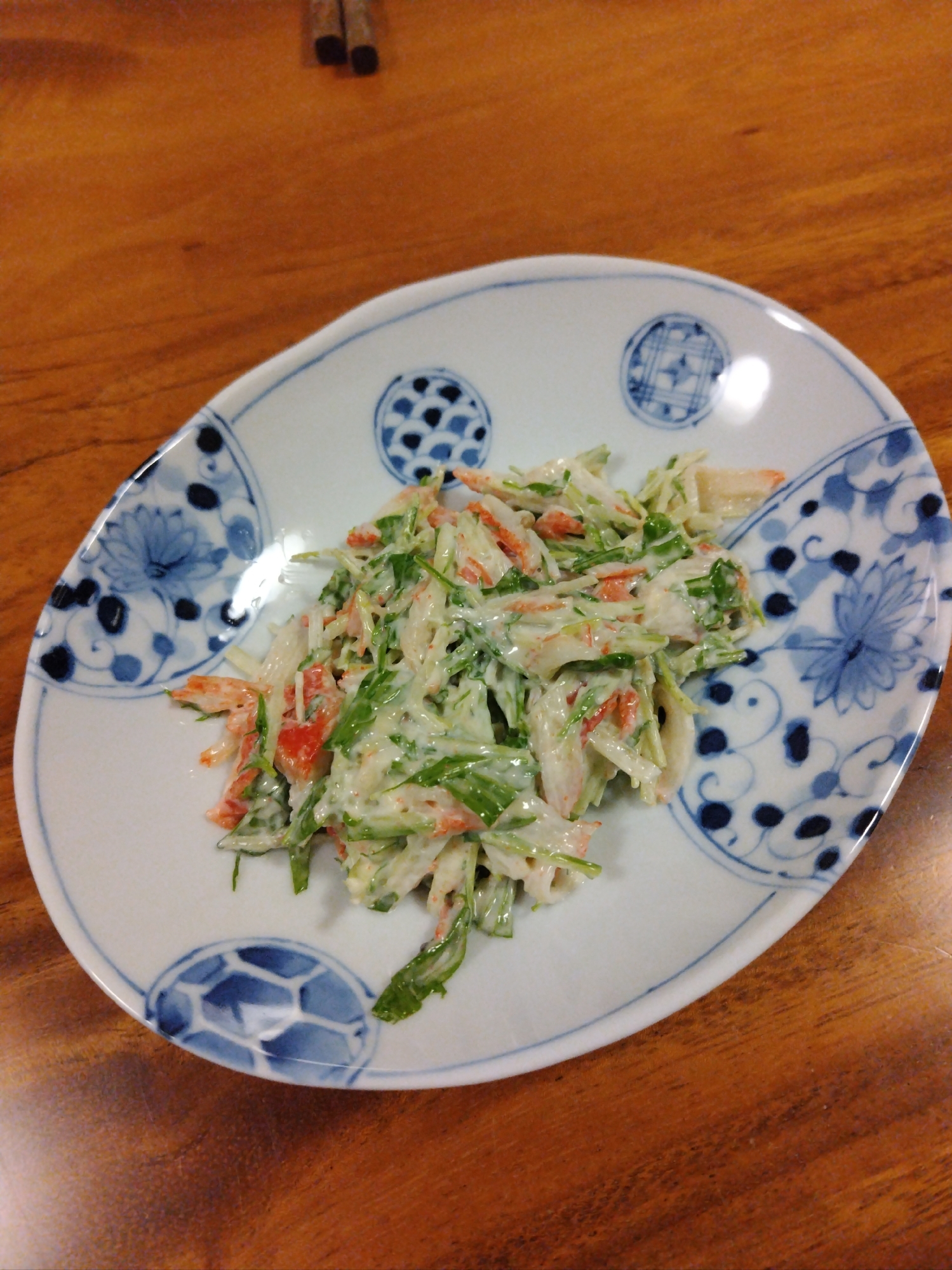 簡単❗️格安❗️緊急副菜❗️カニボコサラダ❗️