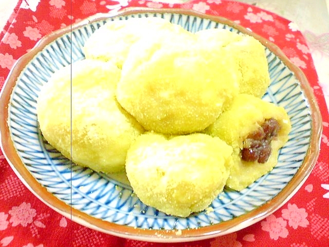 レンジでできちゃう あん入りかんころもち レシピ 作り方 By 桐葉かえで 楽天レシピ