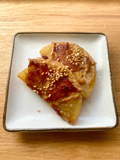 肉の油と大根の水分がジューシーでとても美味しかったです(^^)