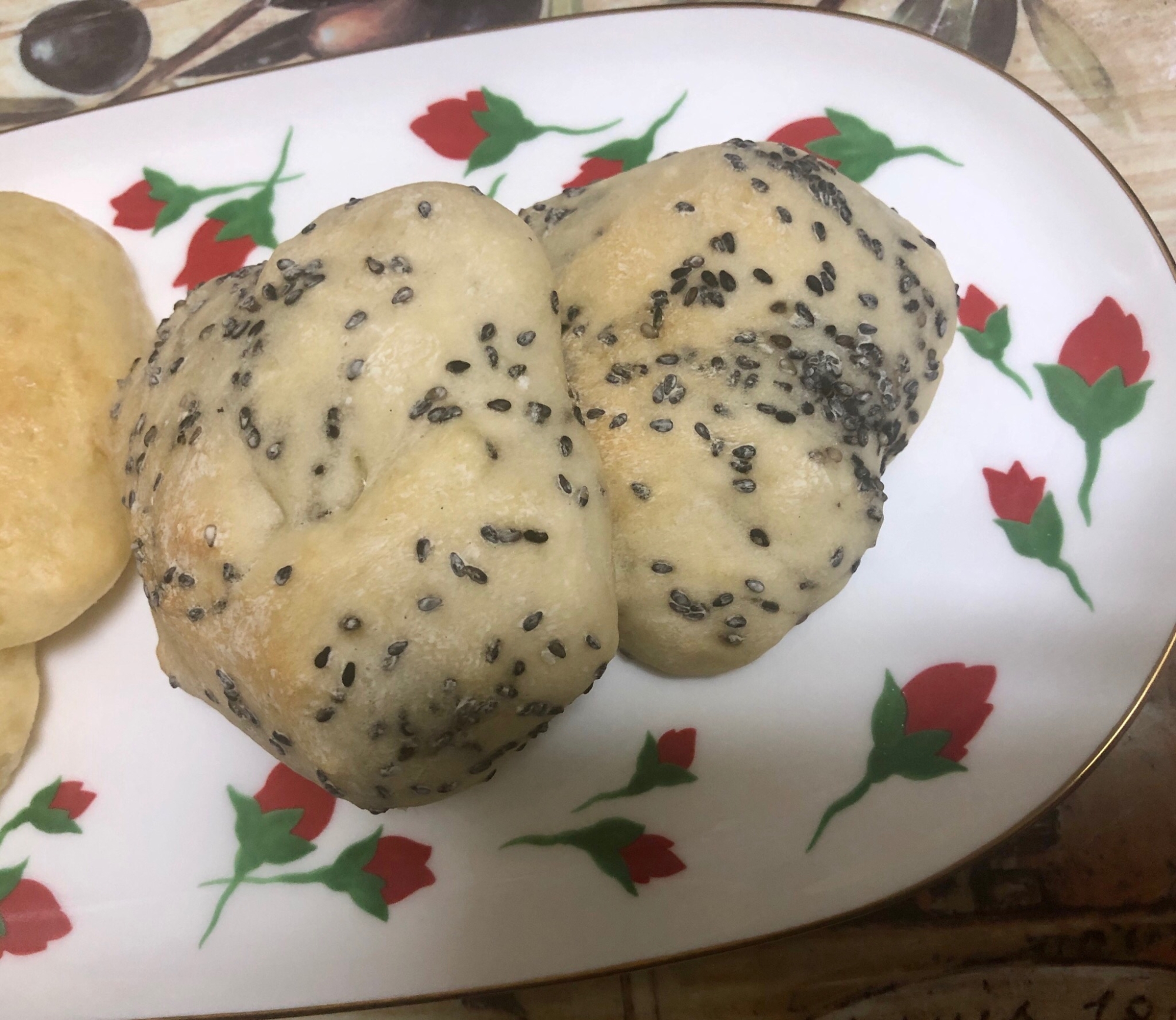 香ばし★黒ごまパン