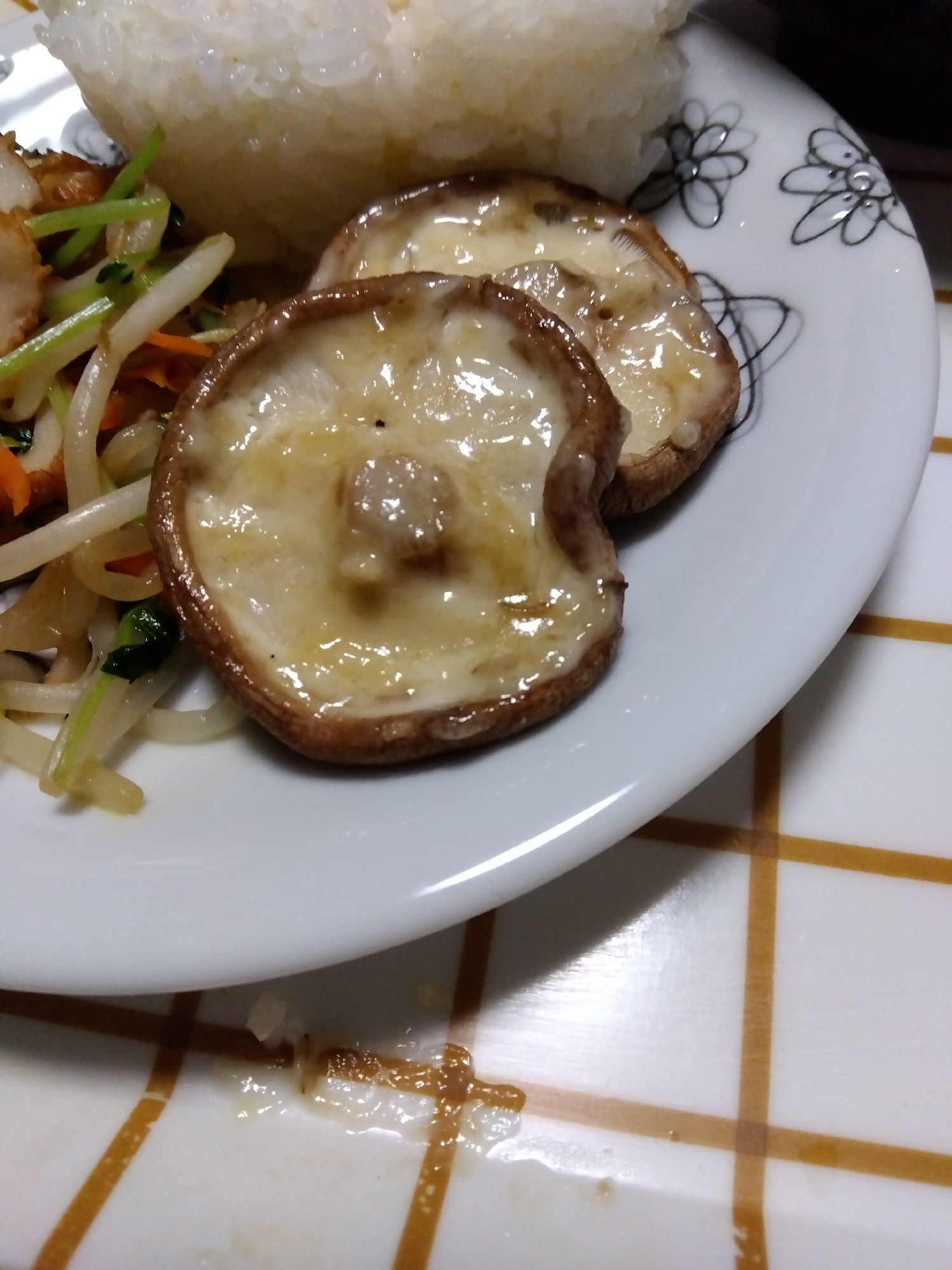 しいたけのマヨ味噌焼き