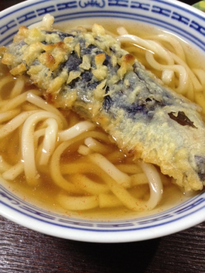 残った天ぷらで！　「天ぷらうどん」　　♪♪