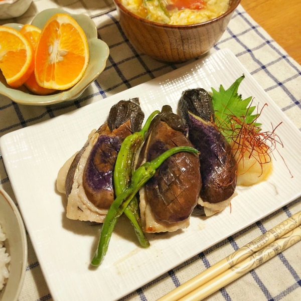 ポン酢でさっぱり ナスの豚バラはさみ焼き レシピ 作り方 By Haya Nana 楽天レシピ ポン酢でさっぱり ナスの豚バラはさみ焼き レシピ 作り方 By Haya Nana 楽天レシピ