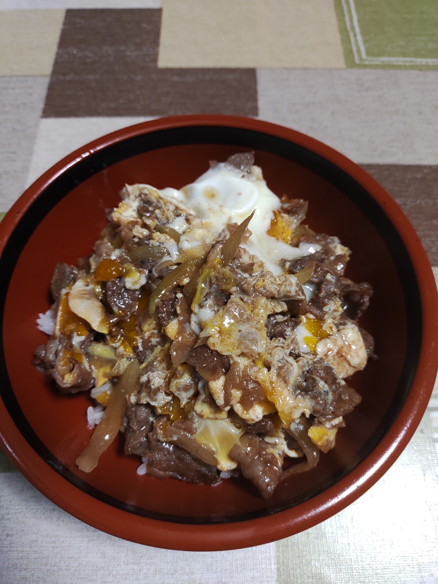 すぐできる牛玉丼