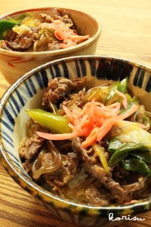 なんとなく牛丼。