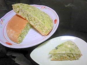 炊飯器DEブロッコリーチーズパン