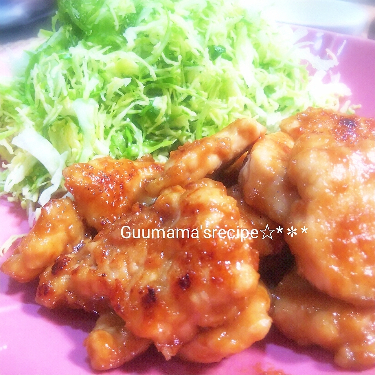 W麹効果でめっちゃ柔らか♡鶏むね肉の塩麹味噌焼き