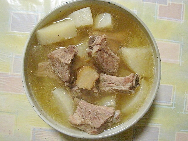 台湾風　豚カルピと大根煮スープ