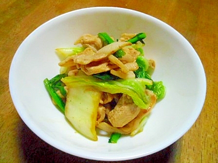 豚薄切り肉 白菜 かぶの葉のオイスターソース炒め レシピ 作り方 By V るん 0394 楽天レシピ 豚薄切り肉 白菜 かぶの葉のオイスターソース炒め レシピ 作り方 By V るん 0394 楽天レシピ